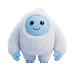 Able the Snow Media yeti mascot